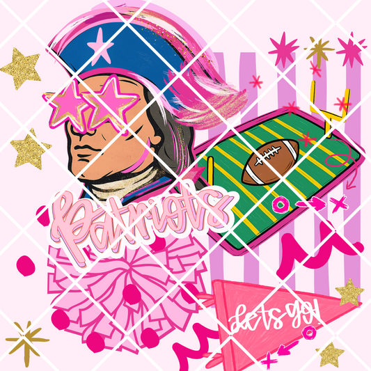 Pink preppy Patriots