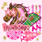 Pink preppy Mustangs
