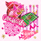 Pink preppy cards
