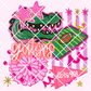 Pink preppy gator