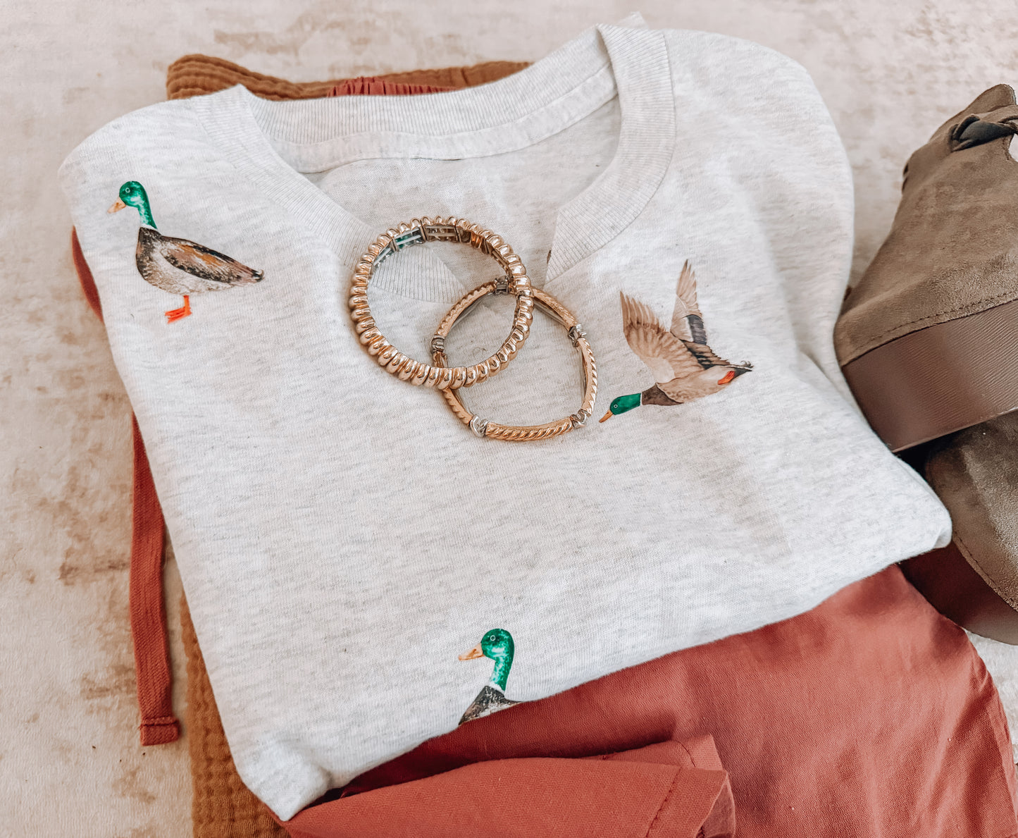 (NEW) Mallard Mash Patterned Tee