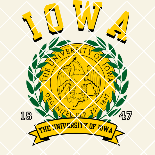 Vintage seal Iowa