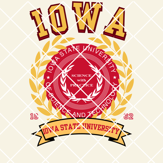 Vintage crest Iowa State