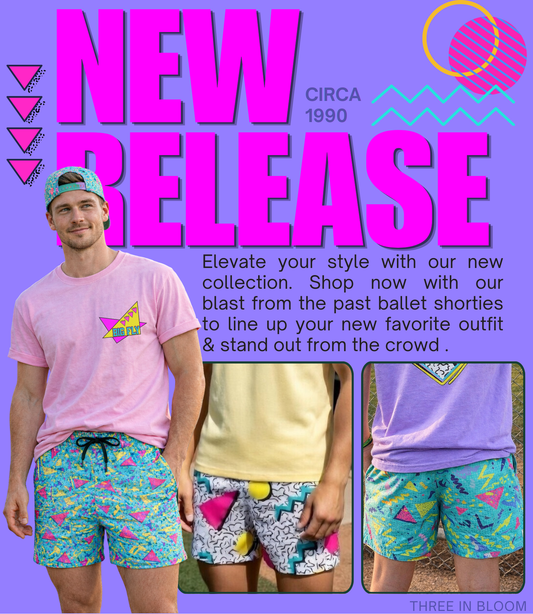 90s YOUTH/MENS Baller Shorties * PRE ORDER *